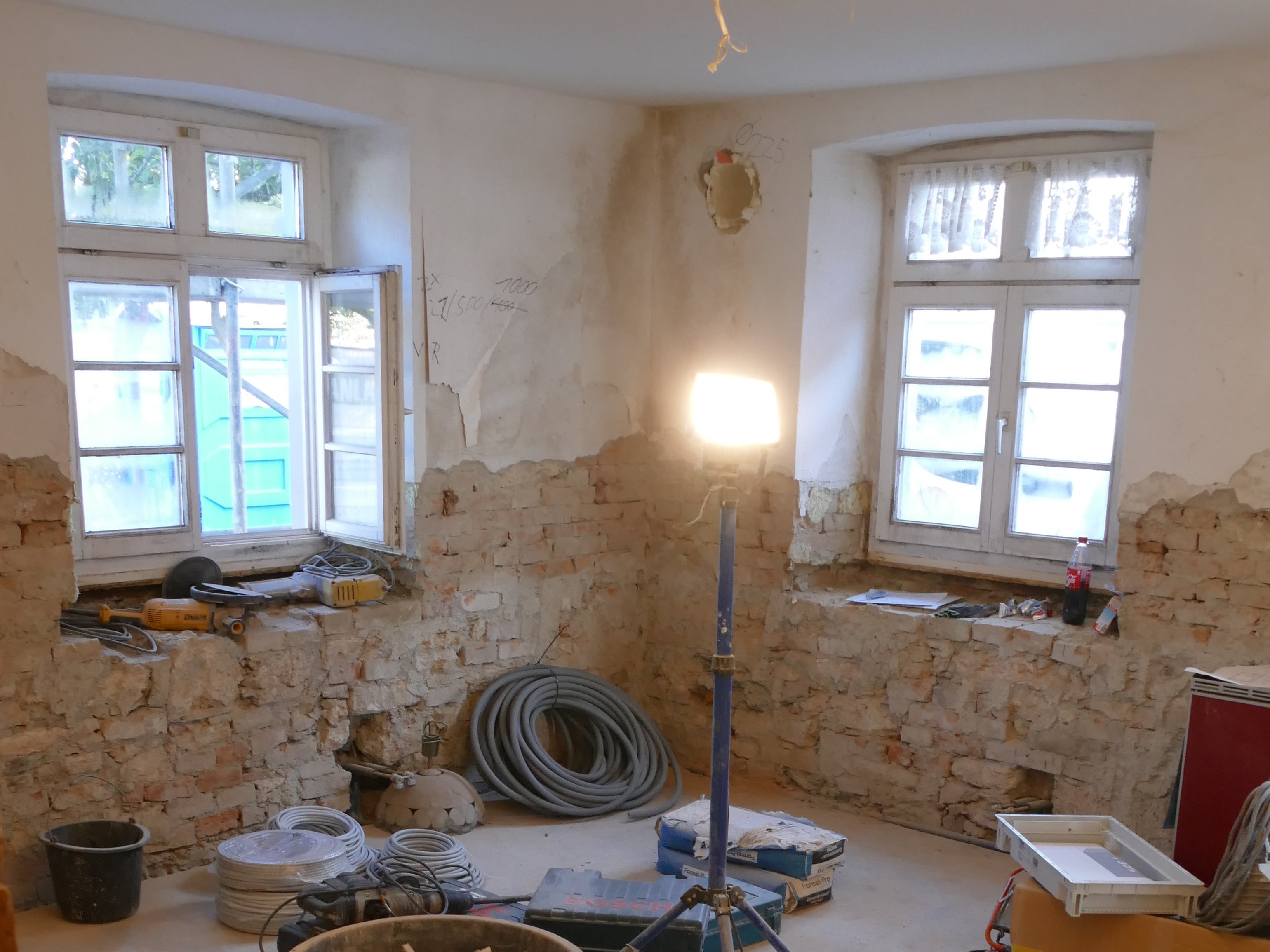  Renovierungsarbeiten im Haus Ravensburger Straße 27 