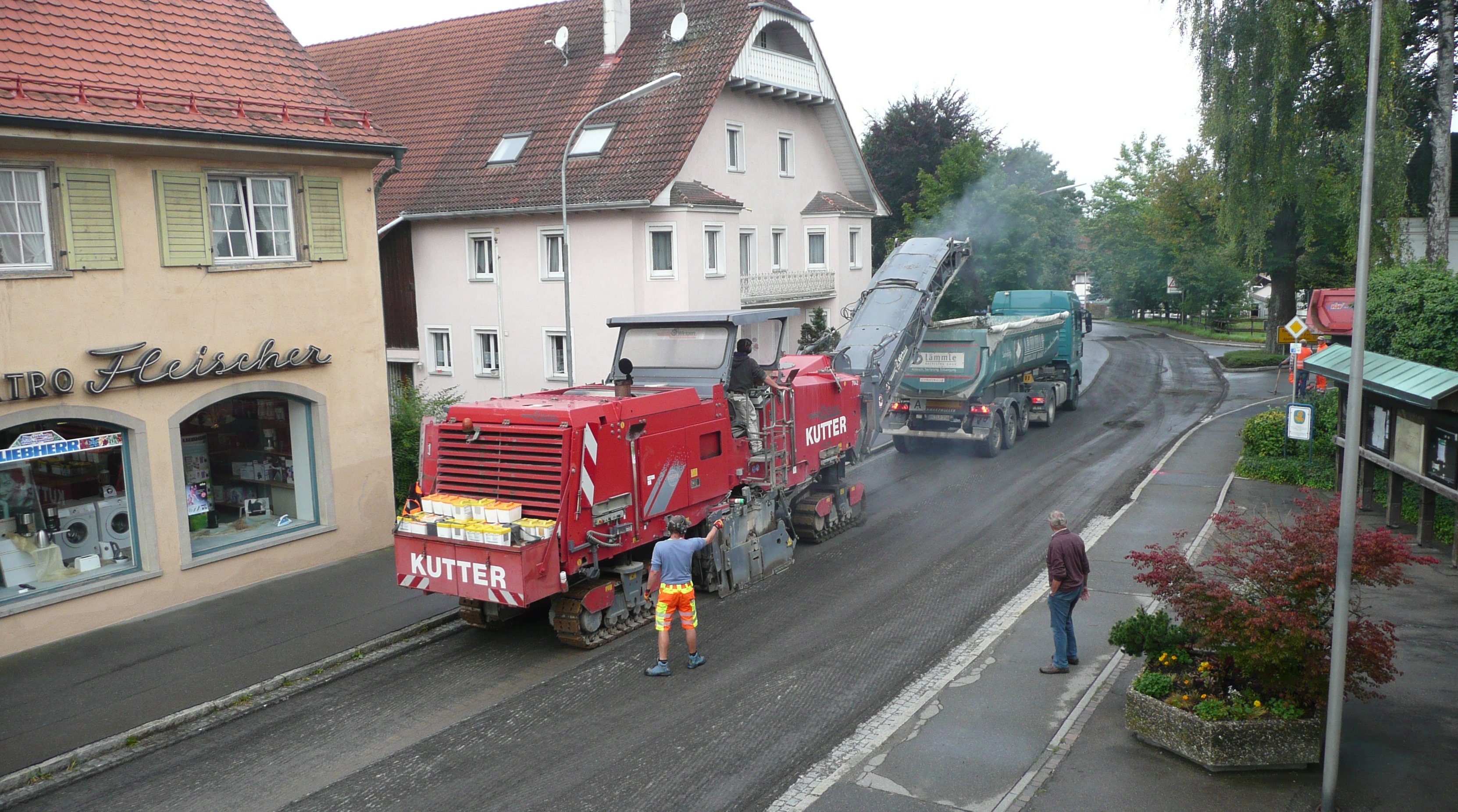  Arbeiten in der Ravensburger Straße 