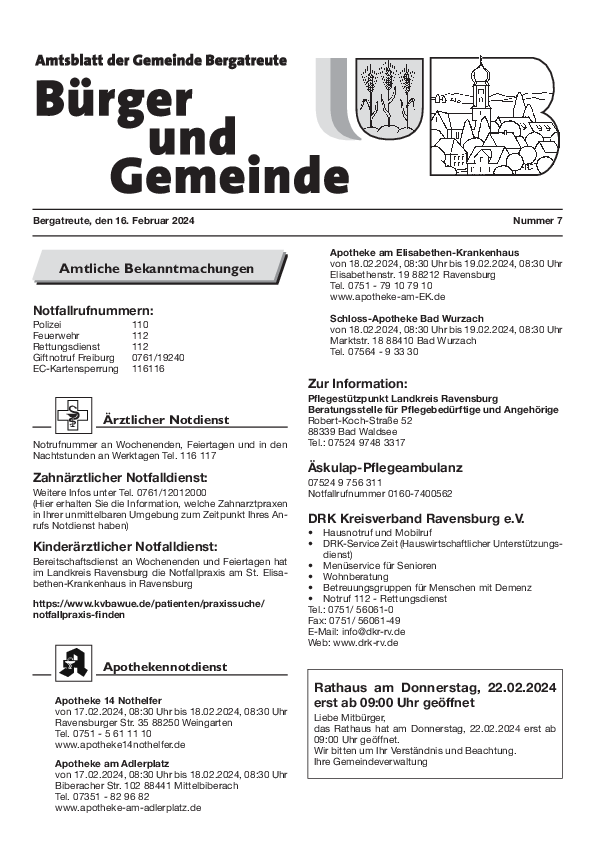 Amtsblatt 2024 KW 07 als PDF-Datei